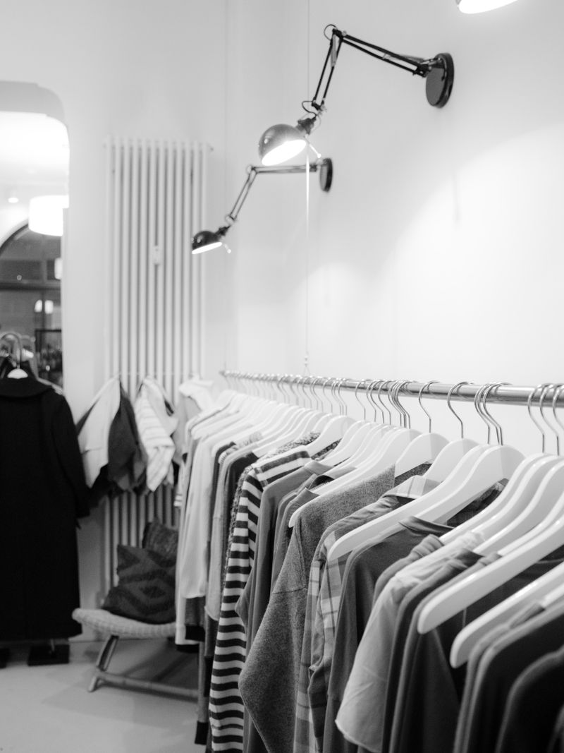 Clothing boutique retail shop interior